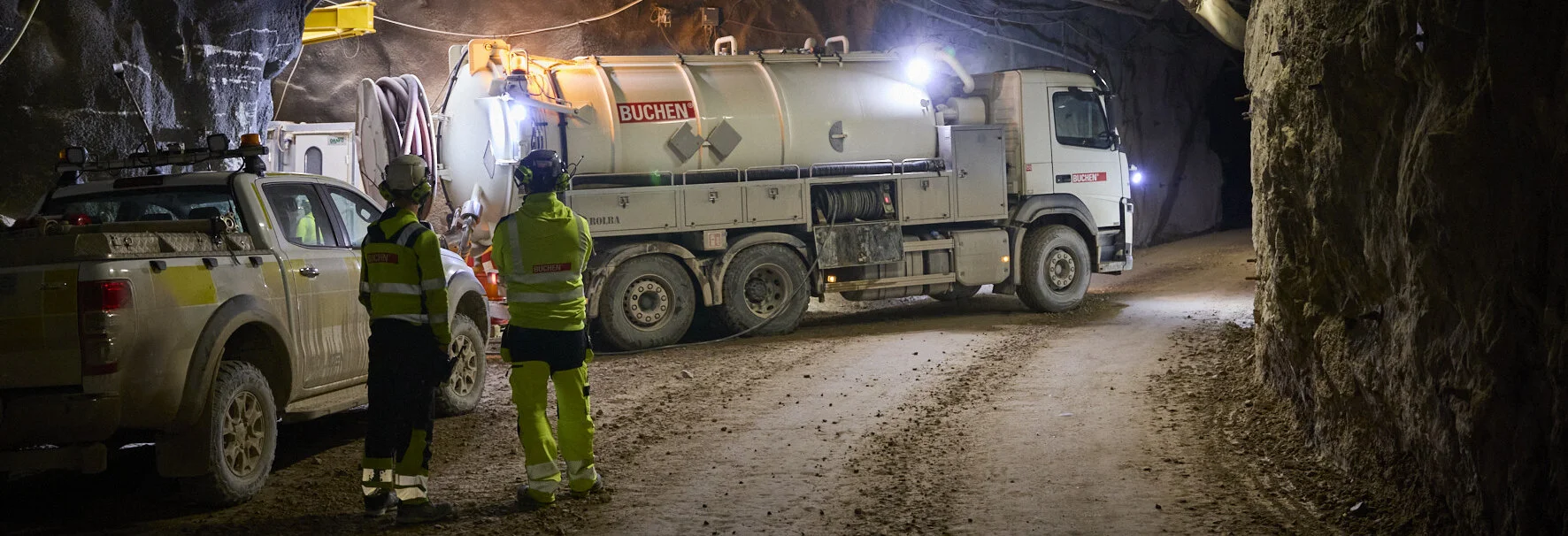 Spolbil i gruvan i Garpenberg BUCHEN