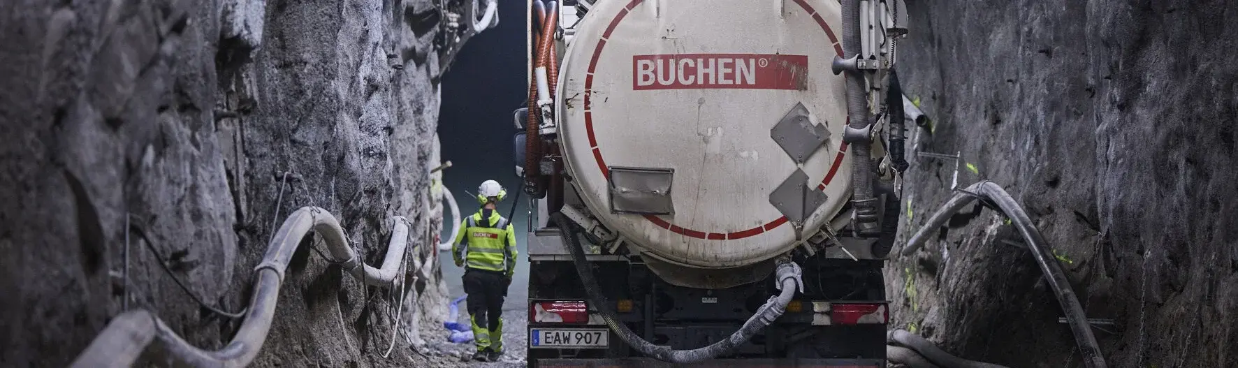 Sugbil i gruvan i Garpenberg - BUCHEN